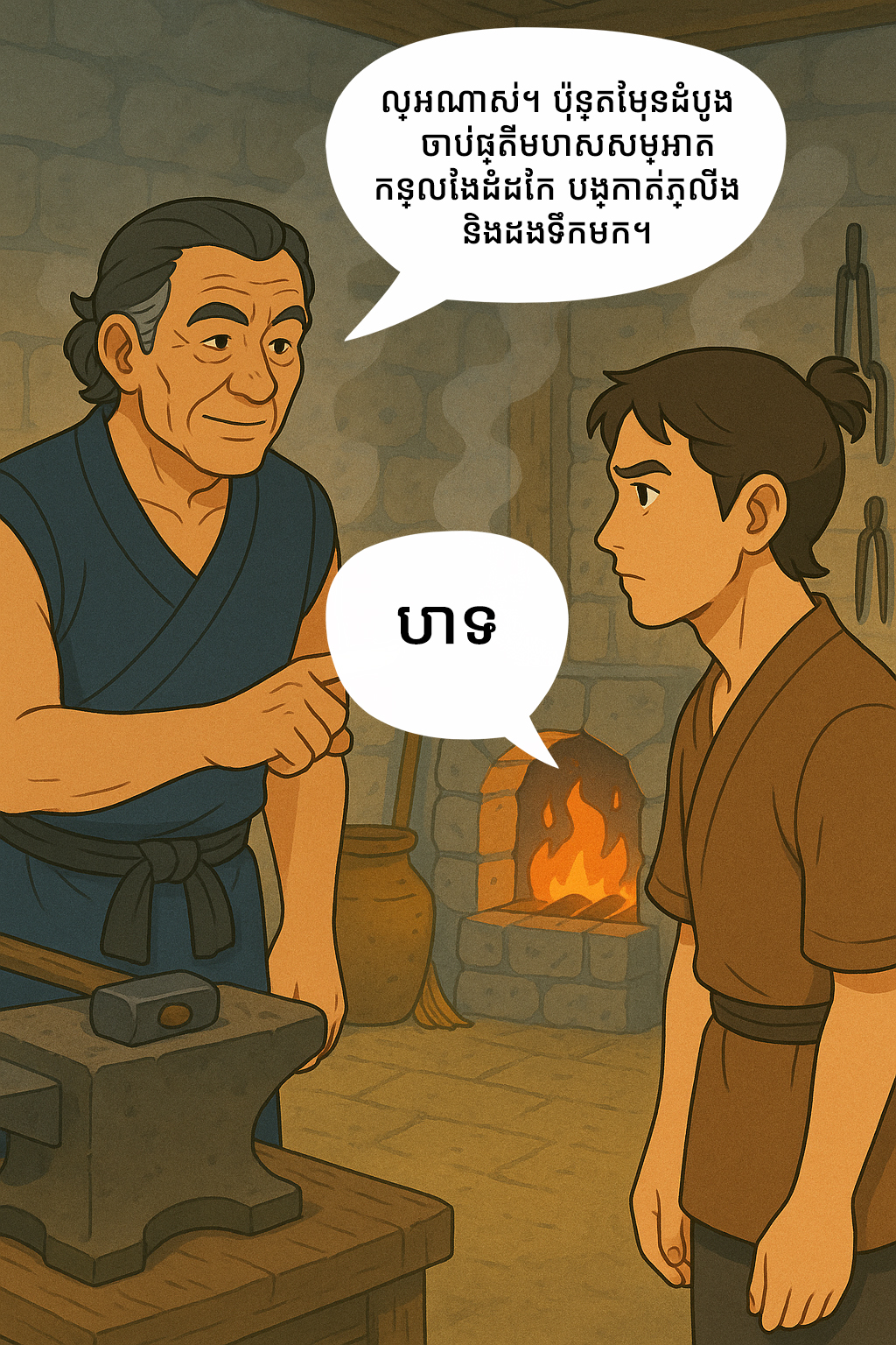 ជាងដែក និង ដាវ: Oneshot